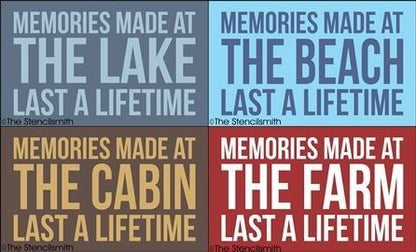 4327 - Memories made at the - The Stencilsmith
