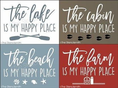 4328 - ... is my happy place - The Stencilsmith