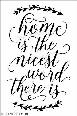 4339 - home is the nicest place there is - The Stencilsmith