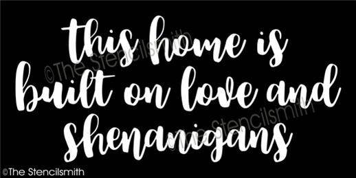 4361 - this home is built on - The Stencilsmith