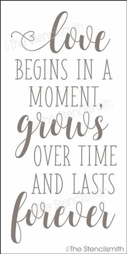 4363 - love begins in a moment - The Stencilsmith