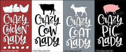 4397 - crazy (animal) lady - The Stencilsmith