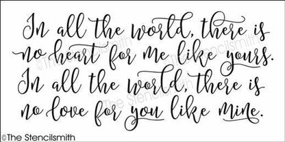 4404 - In all the world there is - The Stencilsmith