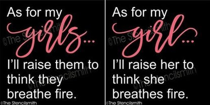 4417 - as for my girls - The Stencilsmith