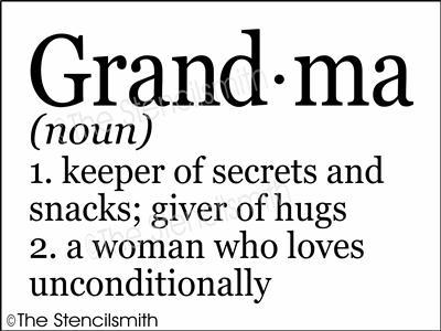 4434 - grandma definition - The Stencilsmith