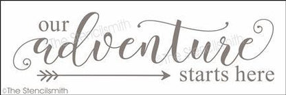 4445 - Our adventure starts here - The Stencilsmith