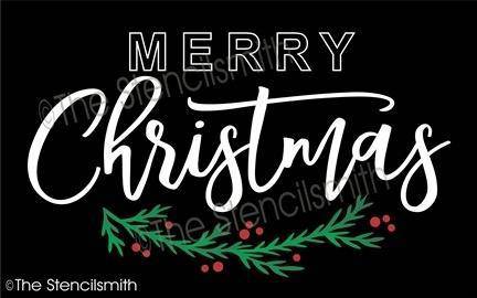 4474 - Merry Christmas - The Stencilsmith