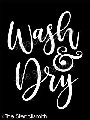4499 - Wash & Dry - The Stencilsmith