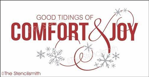 4525 - good tidings of comfort & joy - The Stencilsmith