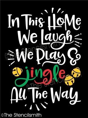 4665 - in this home we laugh - The Stencilsmith