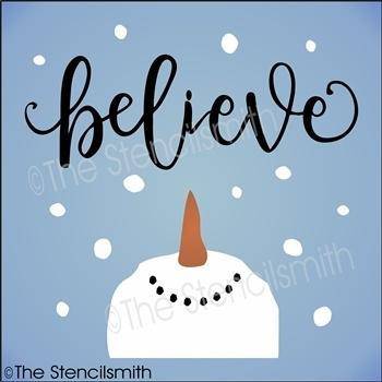4739 - believe - The Stencilsmith