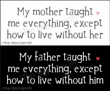 4825 - my mother/father taught me - The Stencilsmith