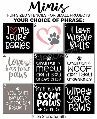 4833 - Pet Minis - The Stencilsmith