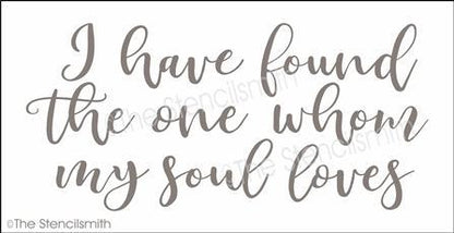 4876 - I have found the one - The Stencilsmith