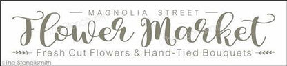 4902 - Magnolia Street Flower Market - The Stencilsmith
