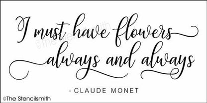 4904 - I must have flowers - The Stencilsmith