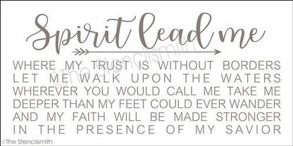 4924 - Spirit Lead Me - The Stencilsmith