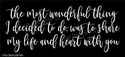 4960 - the most wonderful thing - The Stencilsmith