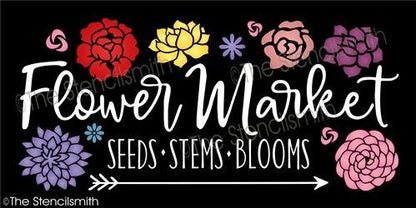 4993 - Flower Market - The Stencilsmith