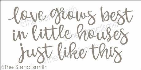 5046 - love grows best in - The Stencilsmith
