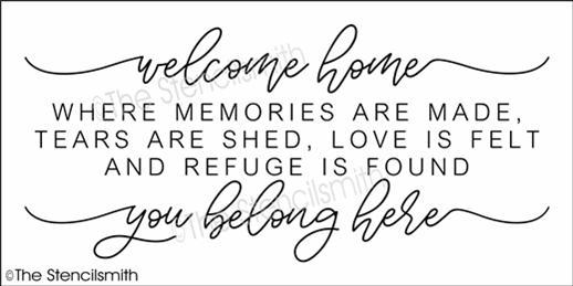5063 - welcome home where - The Stencilsmith