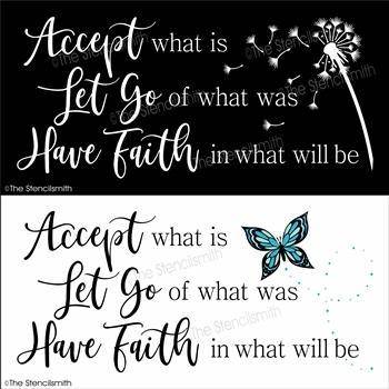 5140 - Accept what is - The Stencilsmith