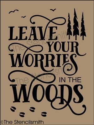 5164 - leave your worries in - The Stencilsmith