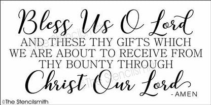 5218 - Bless Us O Lord - The Stencilsmith