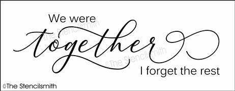 5223 - We were together - The Stencilsmith