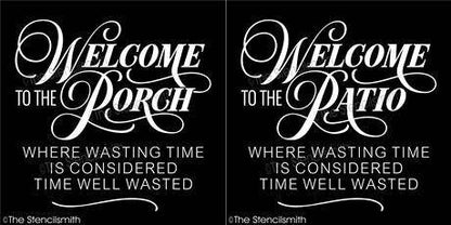 5271 - Welcome to the Porch where - The Stencilsmith