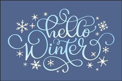 5314 - hello winter - The Stencilsmith