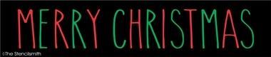 5320 - Merry Christmas - The Stencilsmith