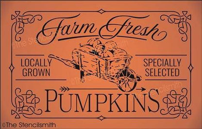 5323 - Farm Fresh Pumpkins - The Stencilsmith