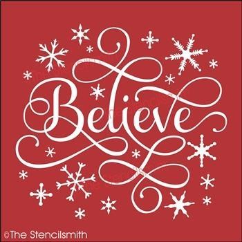 5326 - believe - The Stencilsmith