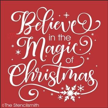 5334 - Believe in the magic of - The Stencilsmith