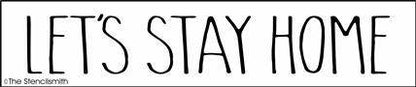 5339 - Let's stay home - The Stencilsmith