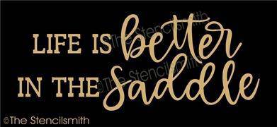 5341 - life is better in the saddle - The Stencilsmith