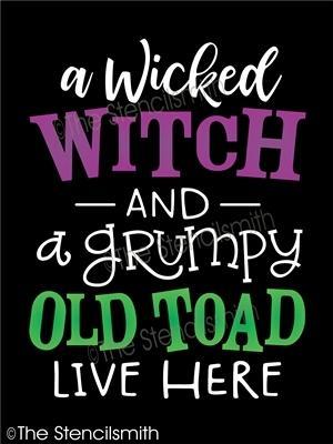 5399 - A wicked witch and a grumpy - The Stencilsmith