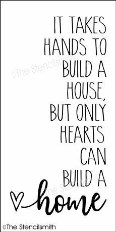 5406 - It takes hands to build - The Stencilsmith