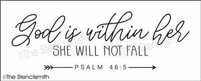 5439 - God is within her - The Stencilsmith