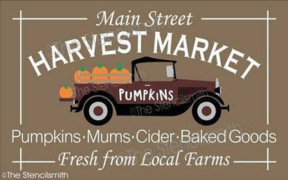 5443 - Main Street Harvest Market - The Stencilsmith