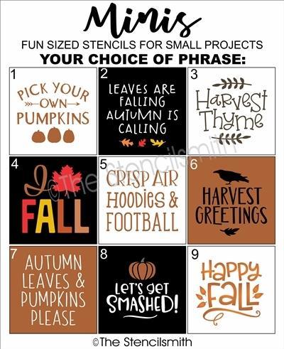 5453 - Fall Minis - The Stencilsmith