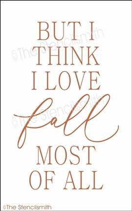 5477 - But I think I love fall - The Stencilsmith