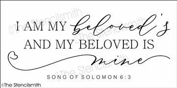 5556 - I am my beloved's and - The Stencilsmith