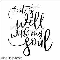 5695 - it is well with my soul - The Stencilsmith