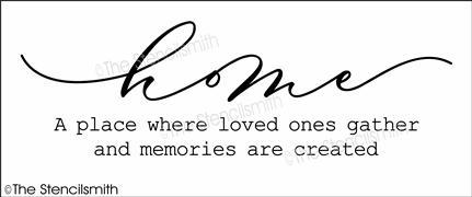5716 - Home a place where loved ones - The Stencilsmith