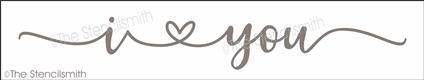 5797 - I (heart) you - The Stencilsmith