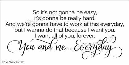 5798 - you and me ... everyday - The Stencilsmith