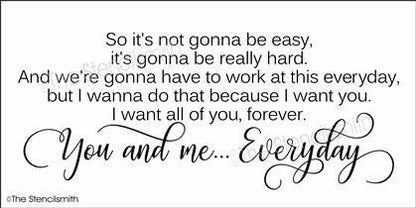 5798 - you and me ... everyday - The Stencilsmith