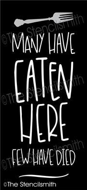5839 - Many have eaten here - The Stencilsmith